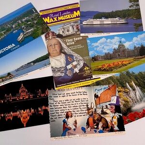 1986 Victoria BC Postcard Lot | Royal London Wax Museum | Unused